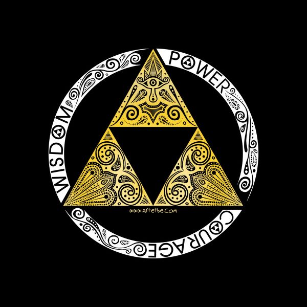 Zelda Triforce Uv Tattoos