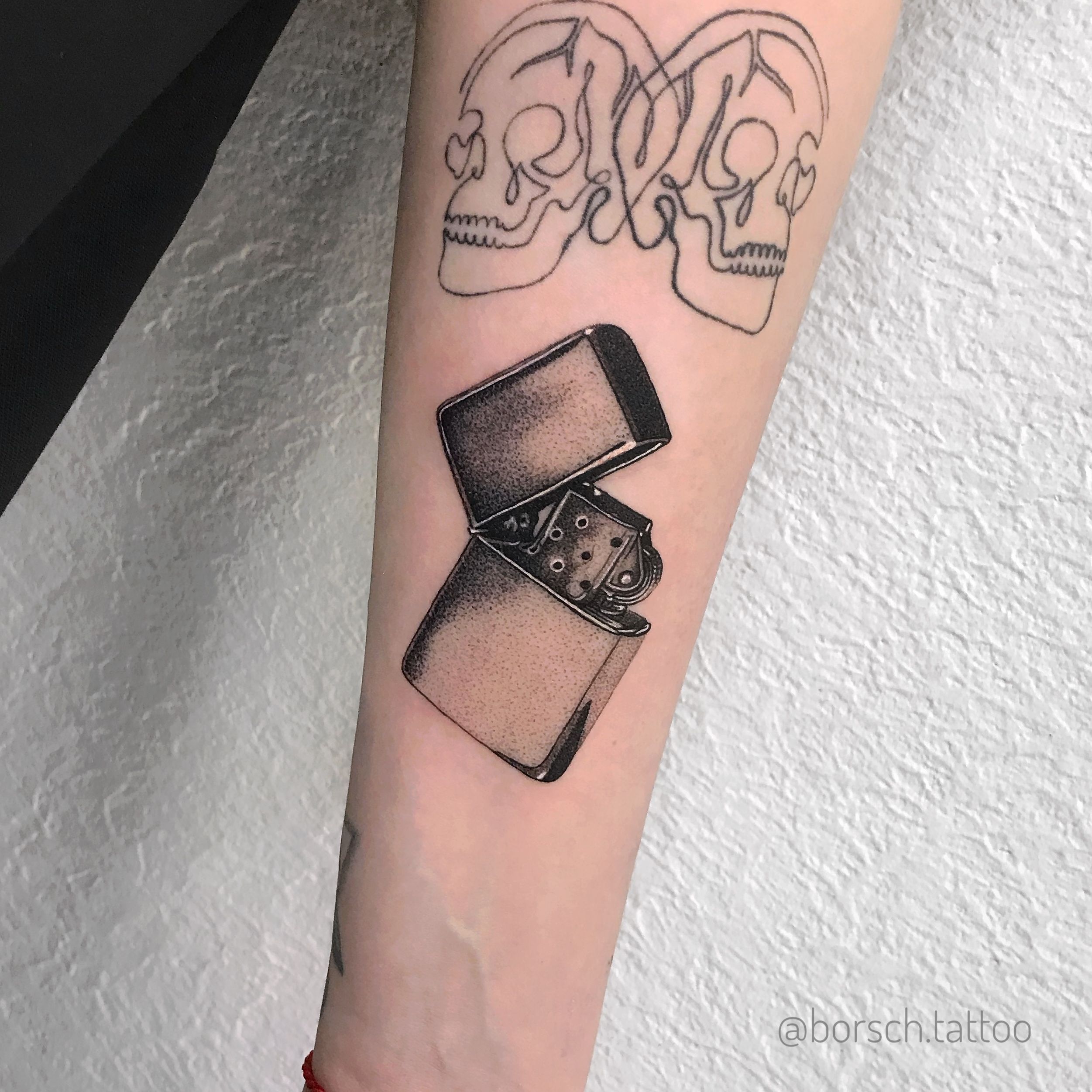 10 Creative Zippo Lighter Tattoo Ideas